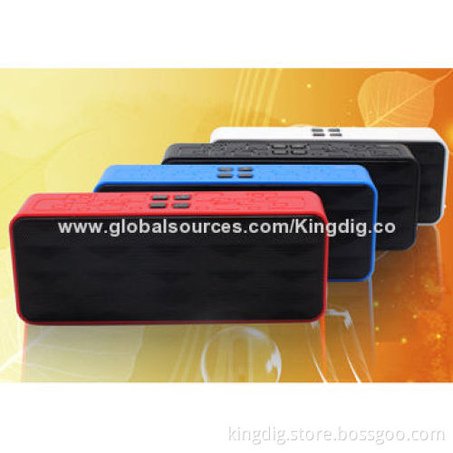 NFC Stereo Bluetooth Speaker, Classic Design, Supports Handsfree Calls and Line-in